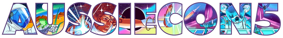 Aussiecon V - Logo in Decorated Letters